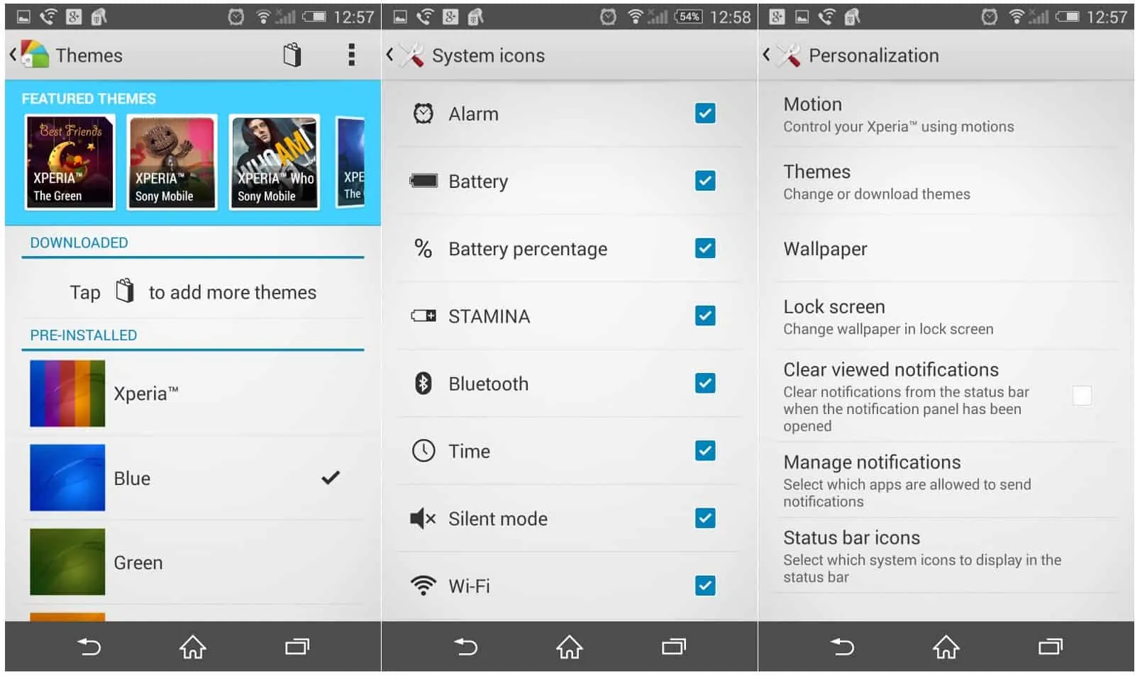 Xperia Z3 Themes