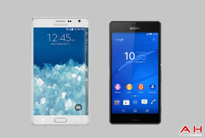 Featured image for Phone Comparisons: Samsung Galaxy Note Edge vs Sony Xperia Z3