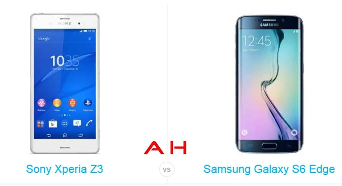 Featured image for Phone Comparisons: Sony Xperia Z3 vs Samsung Galaxy S6 Edge