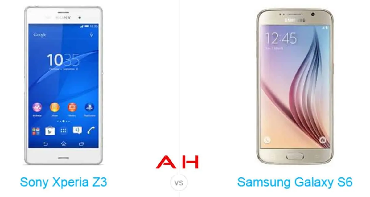 Featured image for Phone Comparisons: Sony Xperia Z3 vs Samsung Galaxy S6