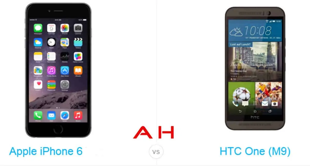 Featured image for Phone Comparisons: Apple iPhone 6 vs HTC One M9