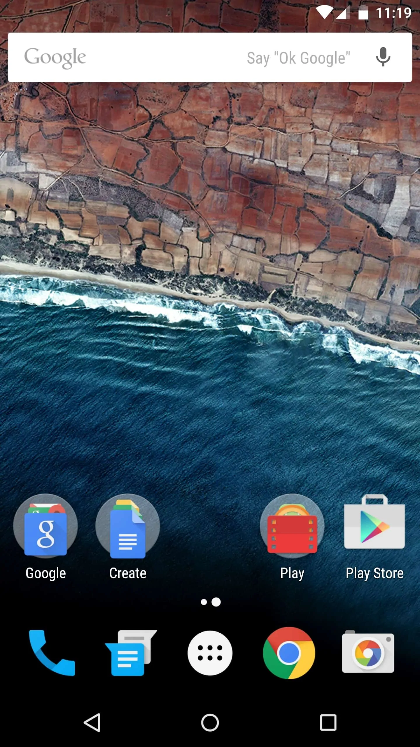AH Android M Homescreen