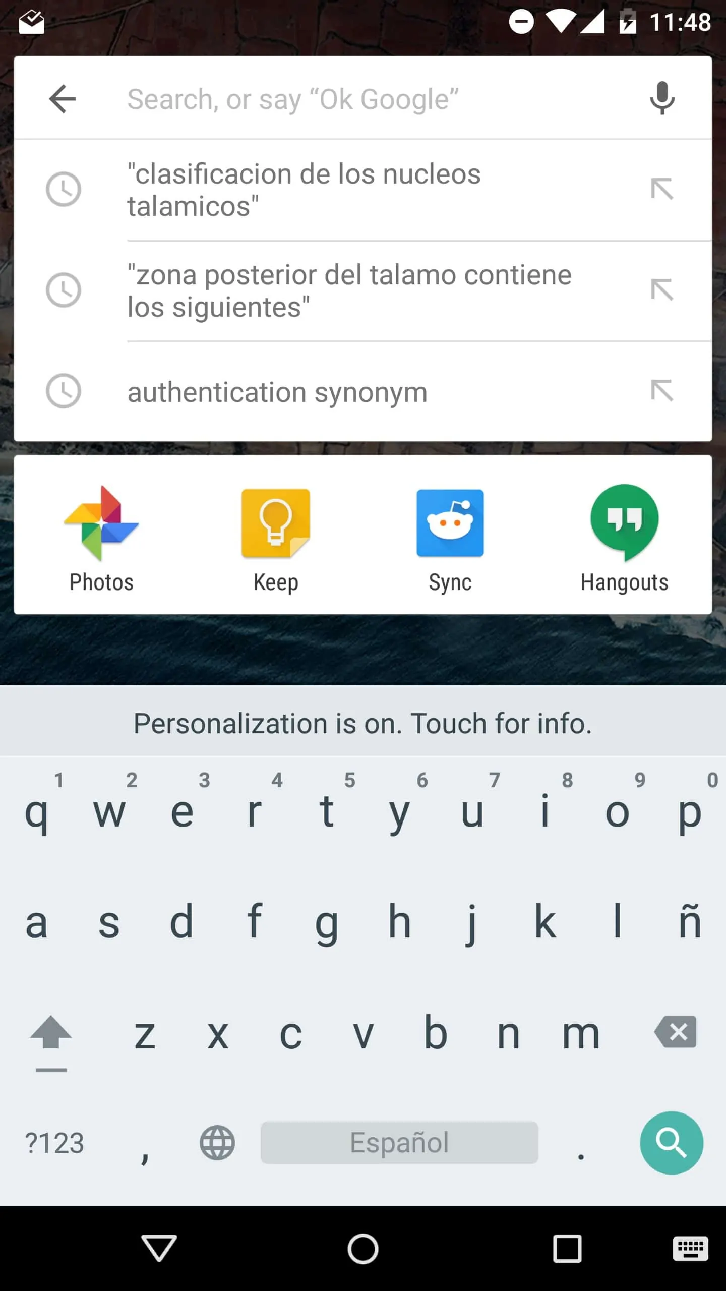 AH Android M SearchBar