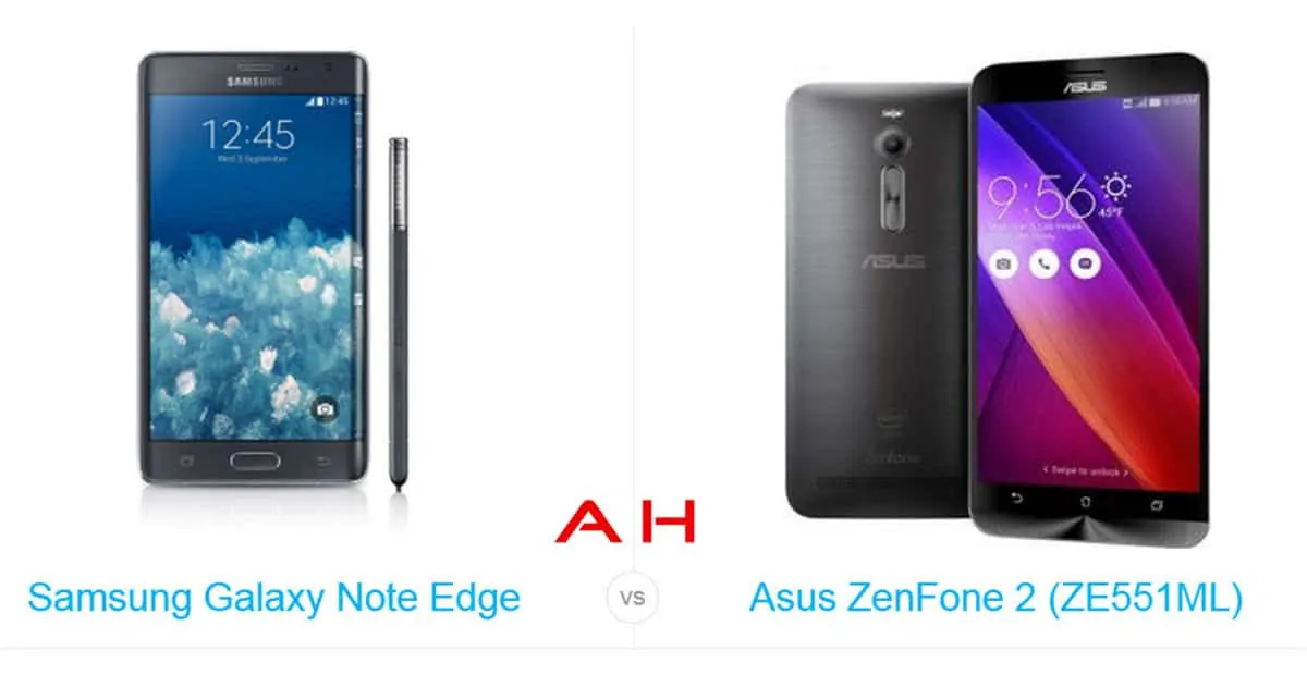 Featured image for Phone Comparisons: Samsung Galaxy Note Edge vs ASUS ZenFone 2 (ZE551ML)