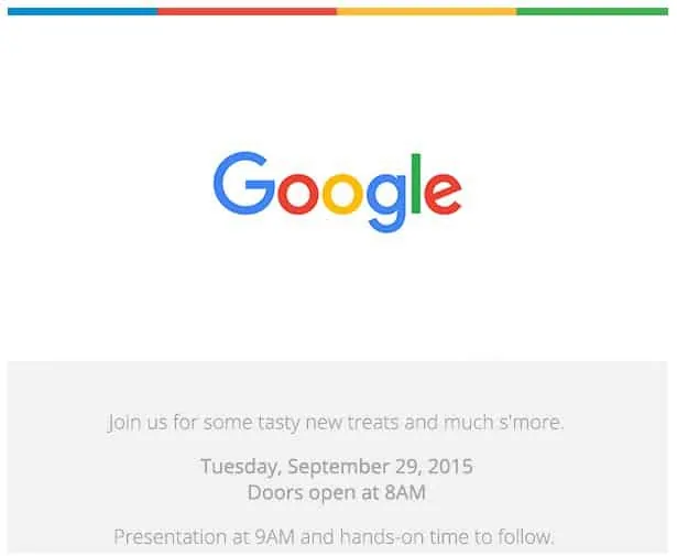 Featured image for Google Sends Out Sep. 29th Nexus Event Invites