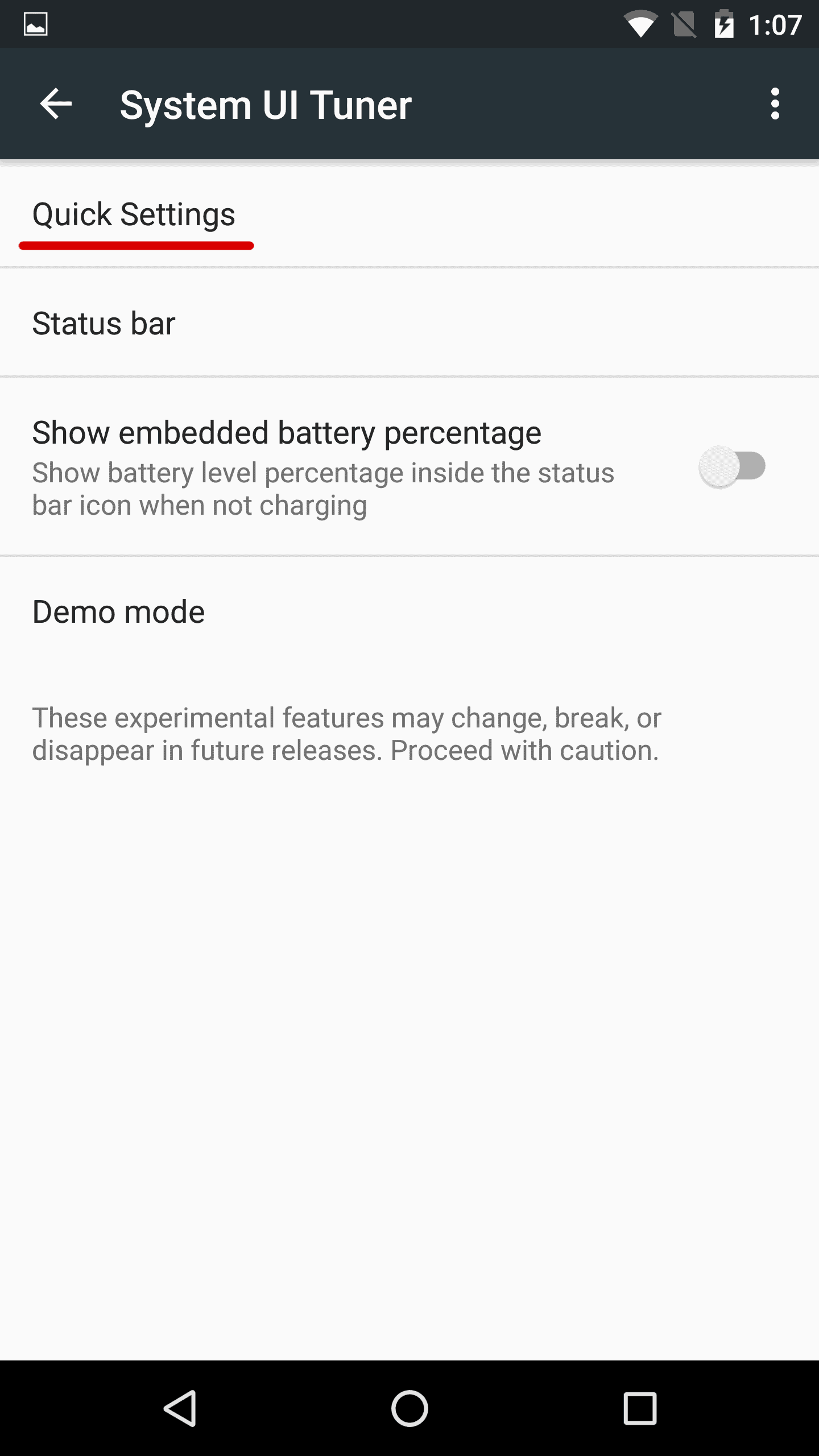 marshmallow quick settings 5