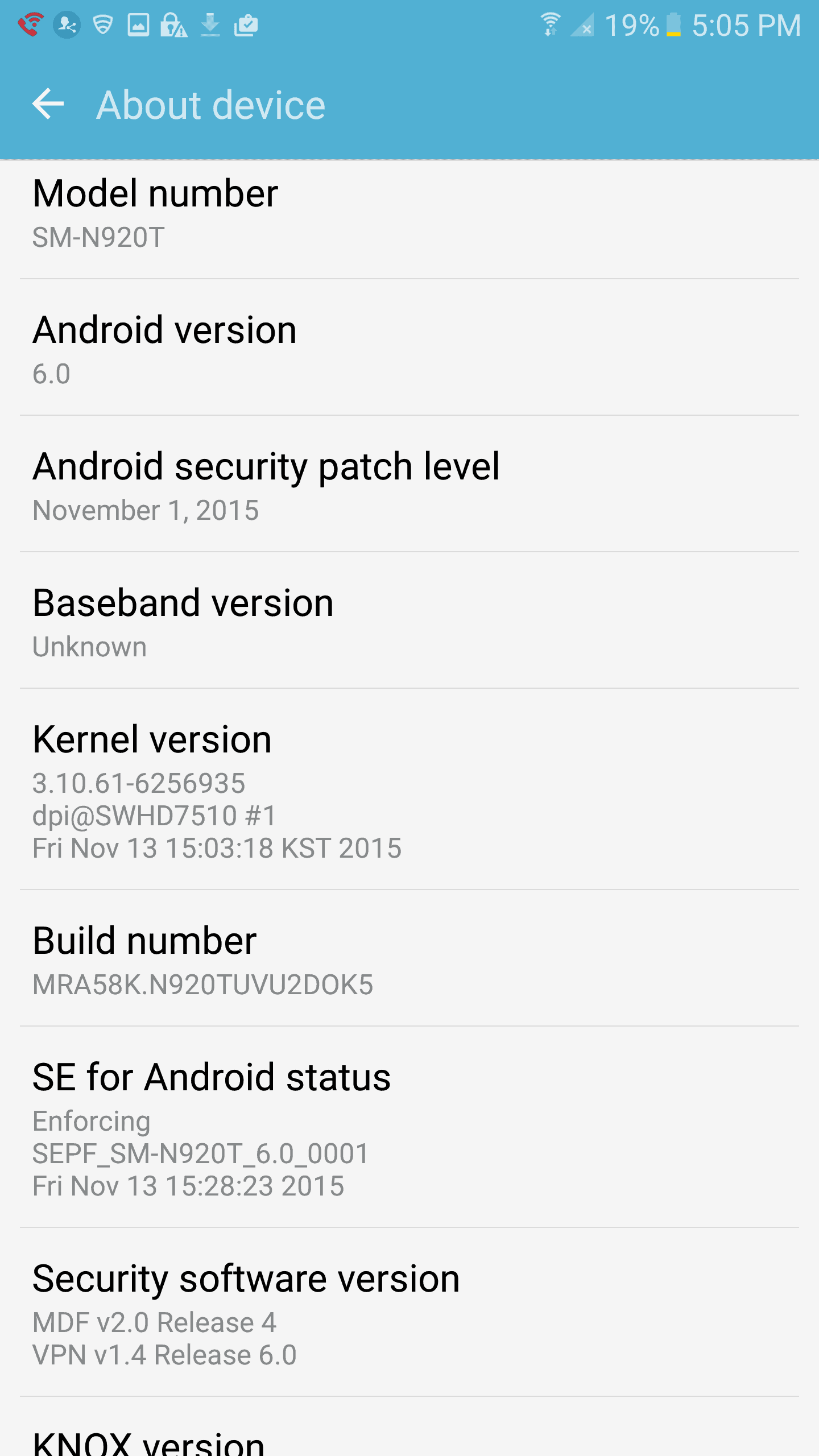 Galaxy Note 5 Marshmallow system dump 8