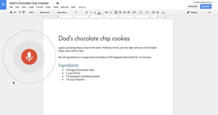 Featured image for Google Docs Now Includes Editing By Voice