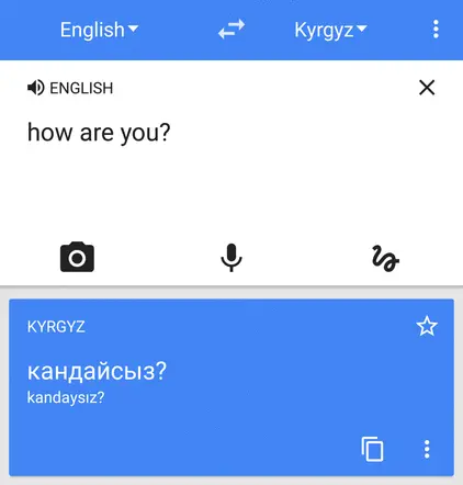 Google Translate Additional Languages