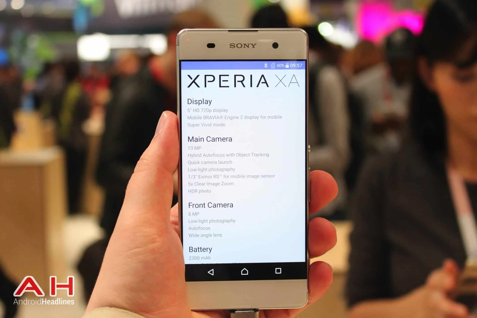 Sony Xperia XA Hands On MWC AH 2