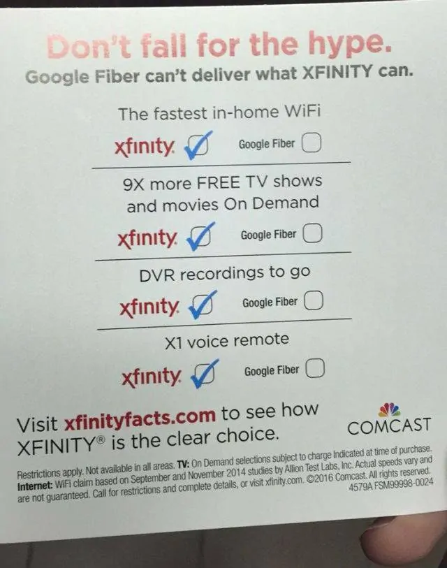 Featured image for Comcast Reacts To Google Fiber Going Live In Atlanta