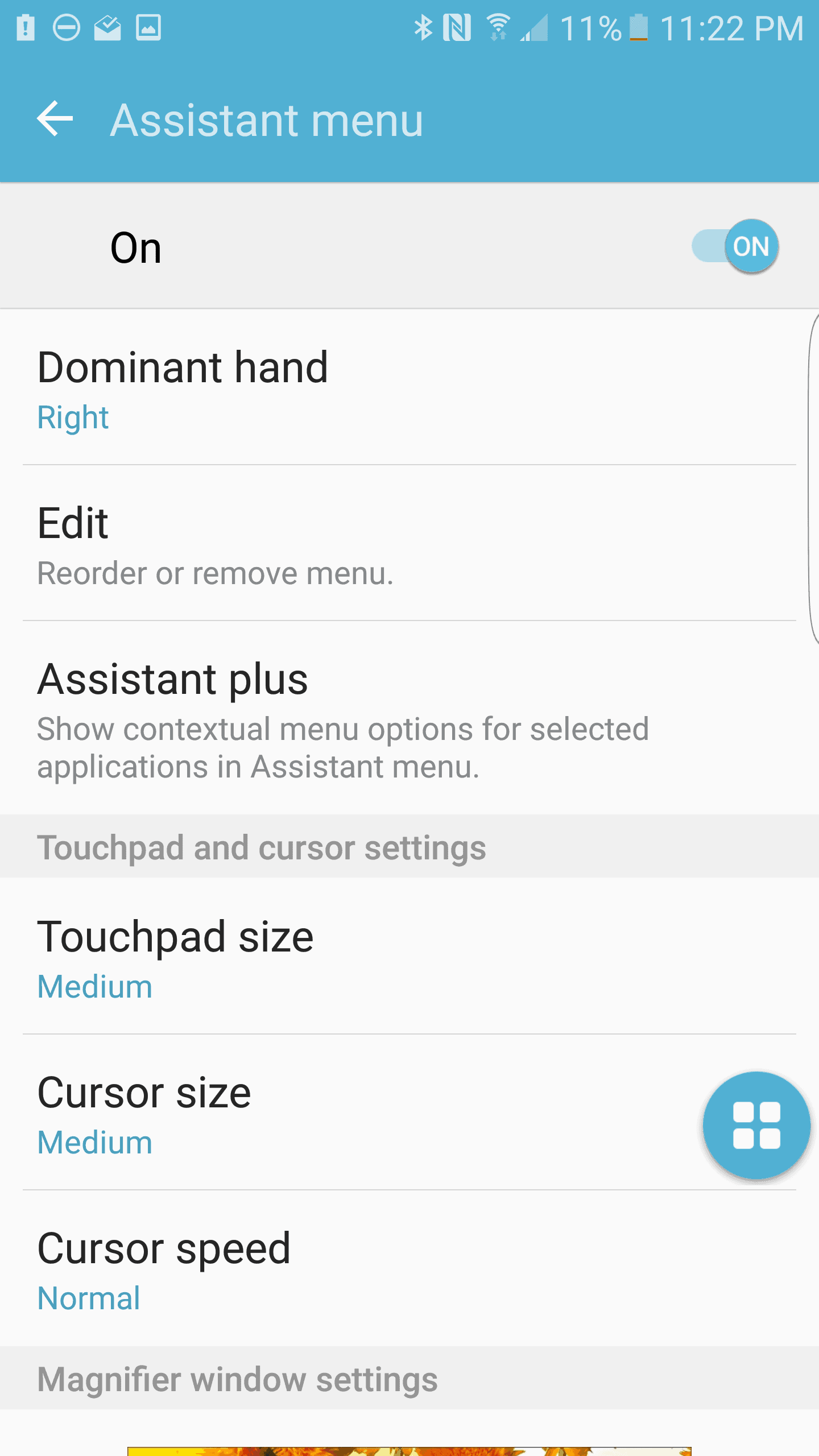 Samsung Galaxy S7 Edge AH NS Screenshot accessibility 2