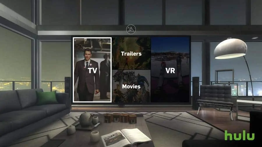 Featured image for Hulu Hits Samsung's Gear VR, Brings Virtual Living Room with It