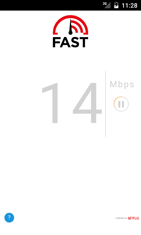 Fast Speed Test Netflix Screenshot