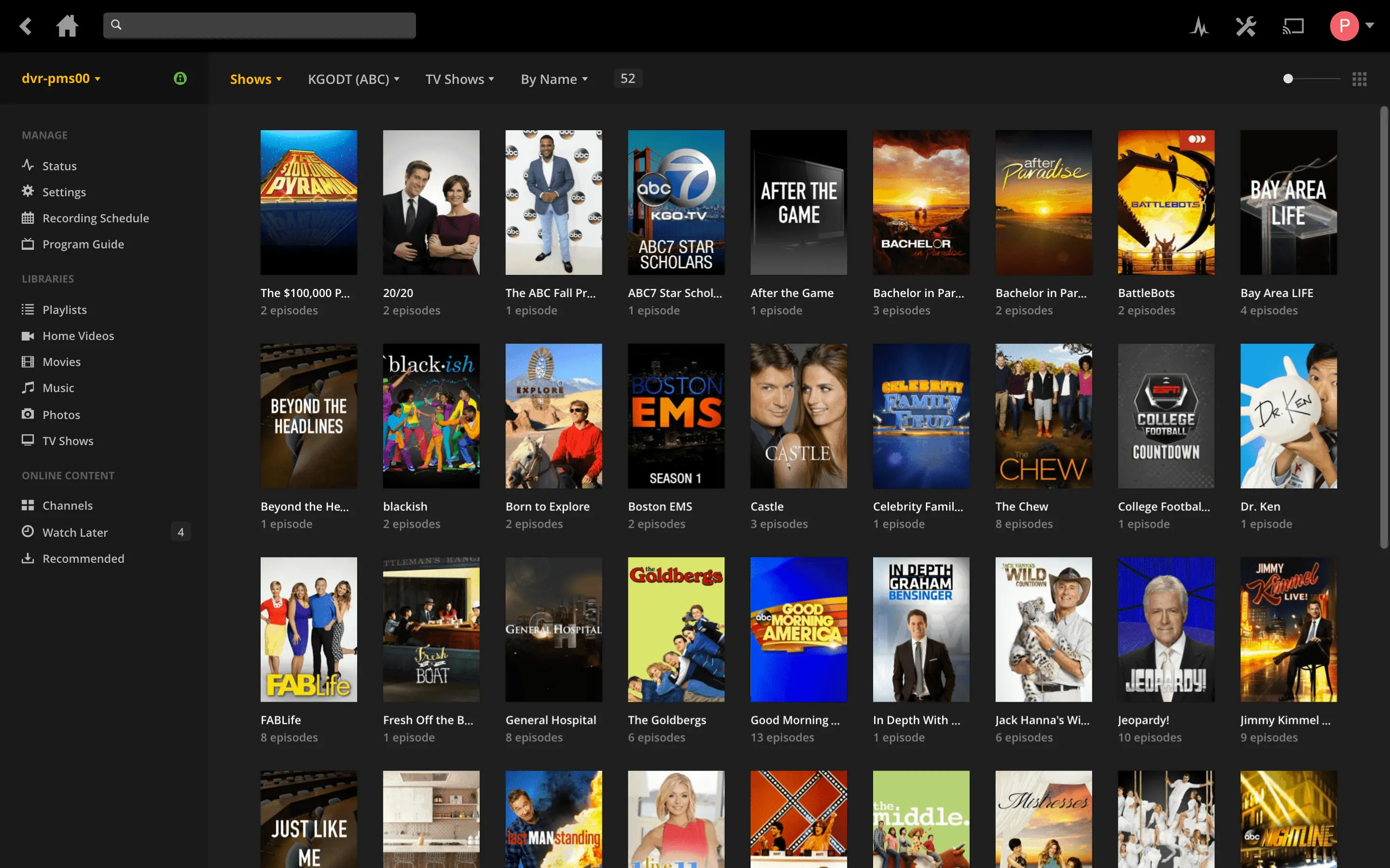 Plex DVR 8