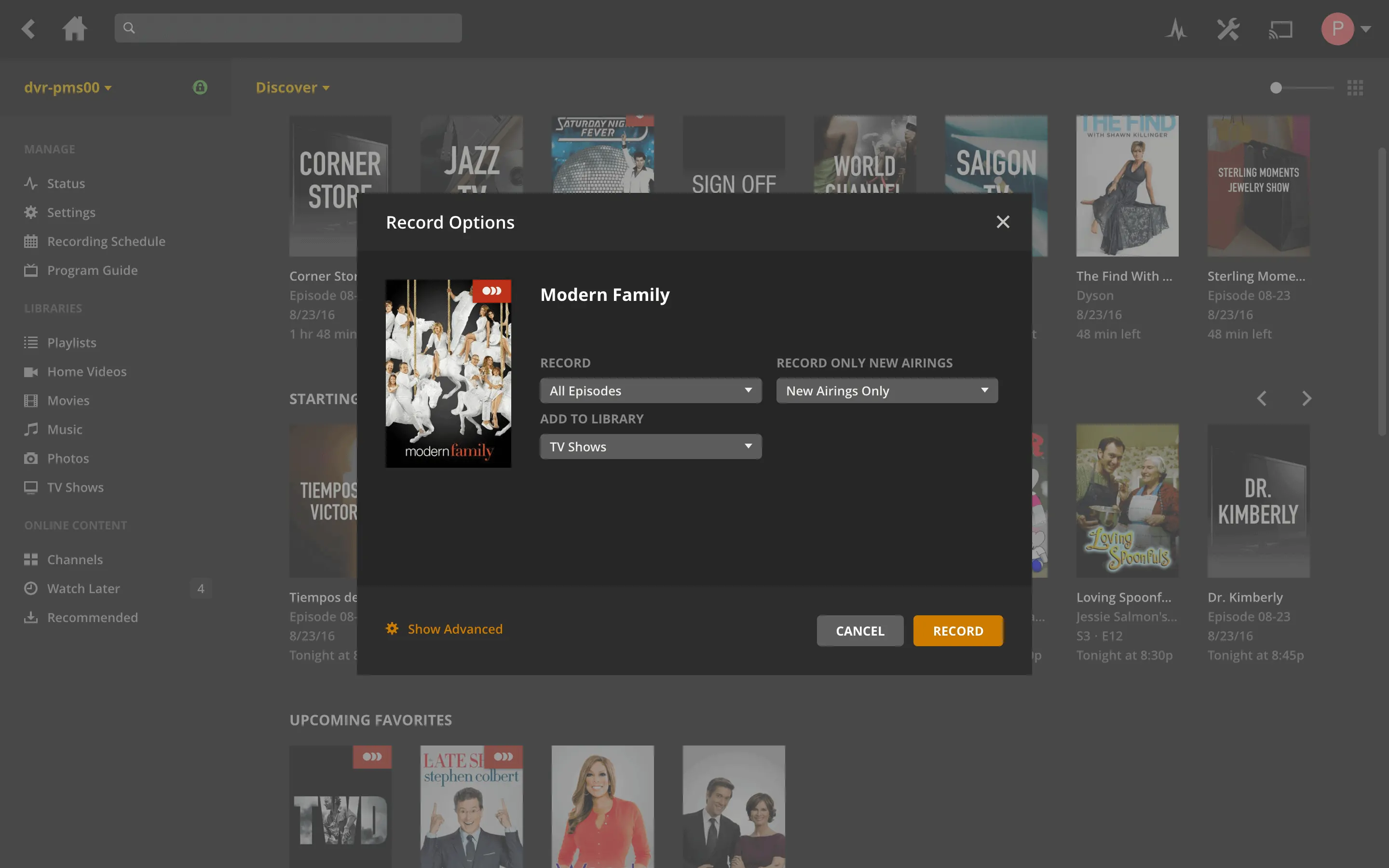 Plex DVR 9