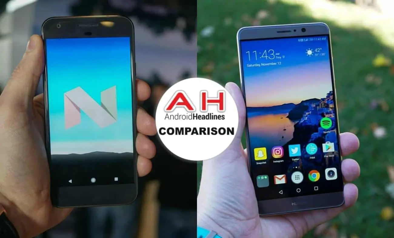 Featured image for Phone Comparisons: Google Pixel vs Huawei Mate 9