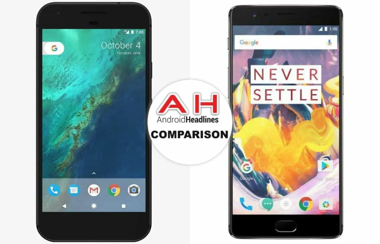 Featured image for Phone Comparisons: Google Pixel vs OnePlus 3T