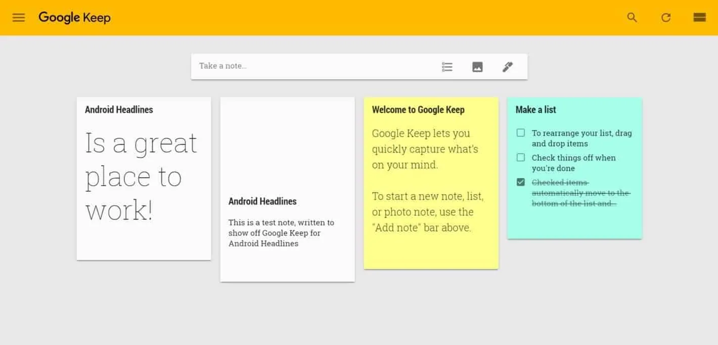 Featured image for Google Keep Coming To G Suite And Google Docs