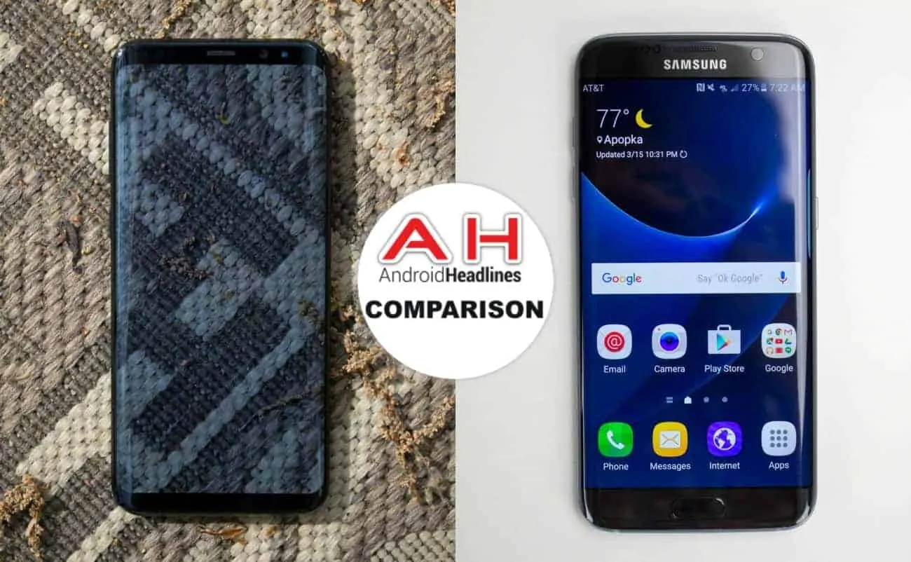 Featured image for Phone Comparisons: Samsung Galaxy S8 Vs Galaxy S7 Edge