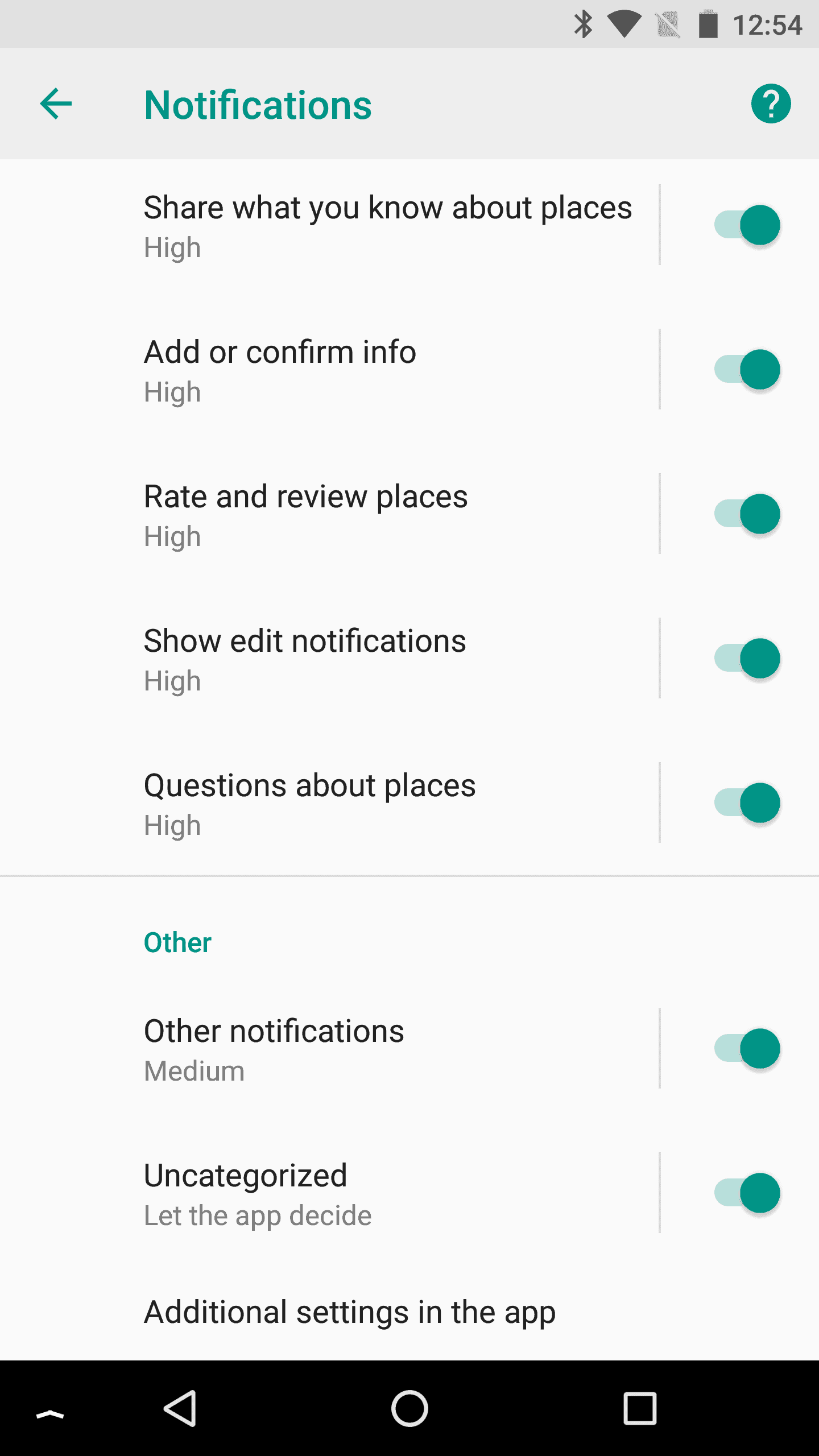 Google Maps Beta Notifications Channels 2