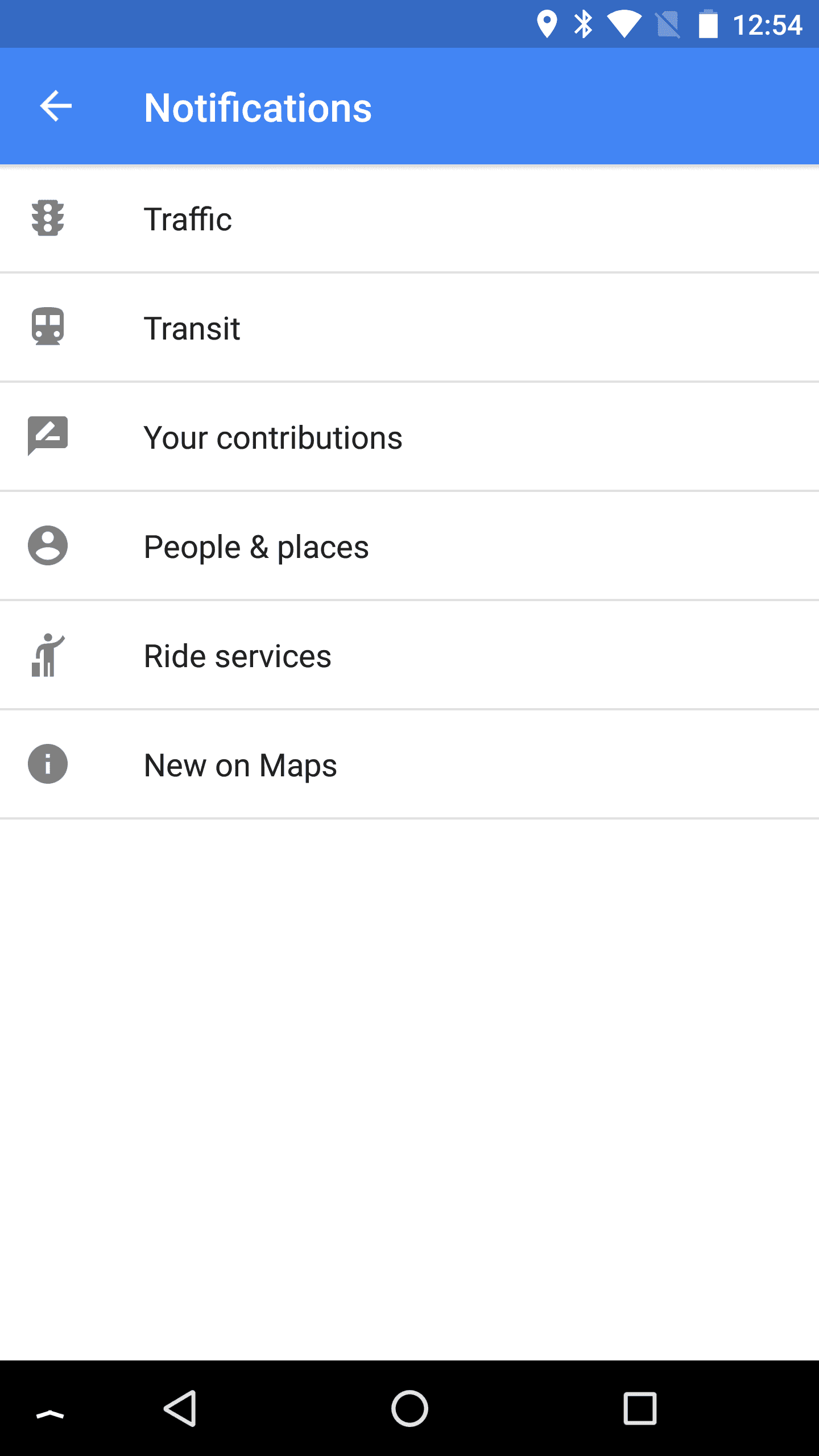 Google Maps Beta Notifications Channels 3