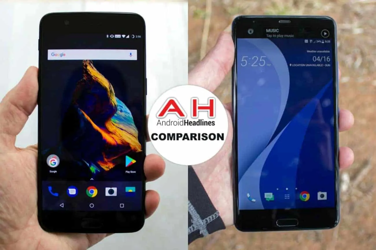 Featured image for Phone Comparisons: OnePlus 5 Vs. HTC U Ultra