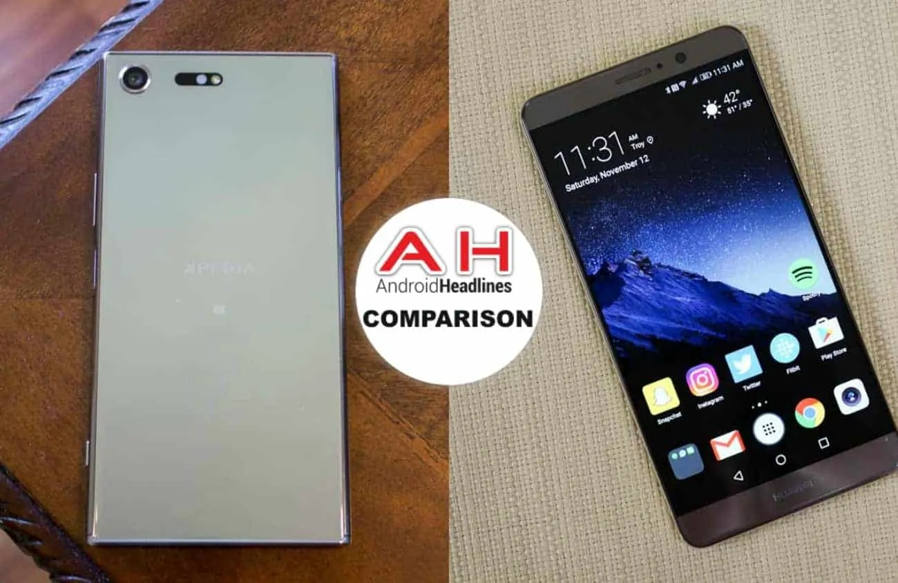 Featured image for Phone Comparisons: Sony Xperia XZ Premium Vs. Huawei Mate 9