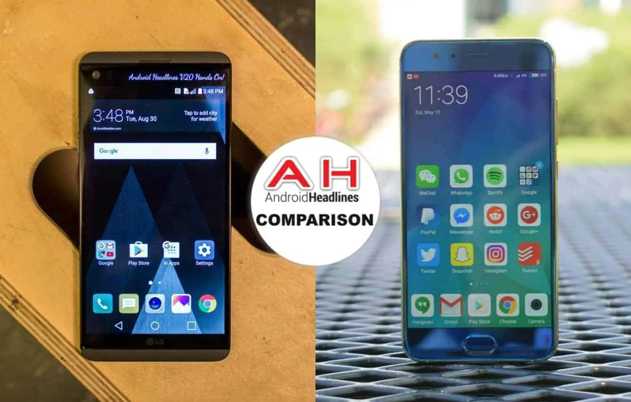 Featured image for Phone Comparisons: LG V20 Vs. Xiaomi Mi 6