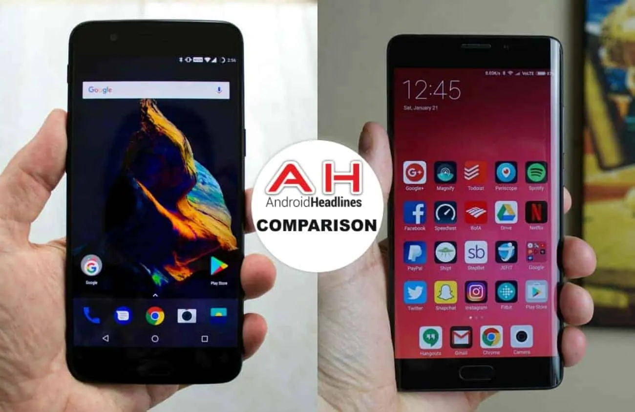 Featured image for Phone Comparisons: OnePlus 5 Vs. Xiaomi Mi Note 2