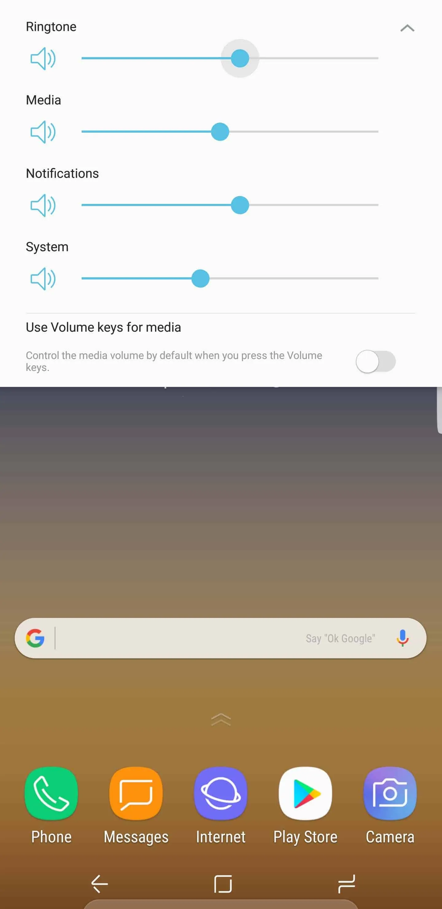 Samsung Galaxy Note 8 AH NS Screenshots volume keys