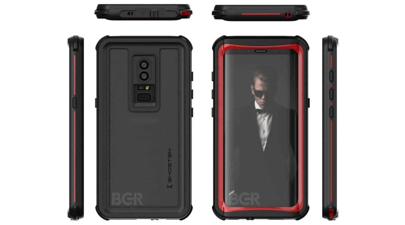 Featured image for Supposed Samsung Galaxy S9 Shown In New Case Renders