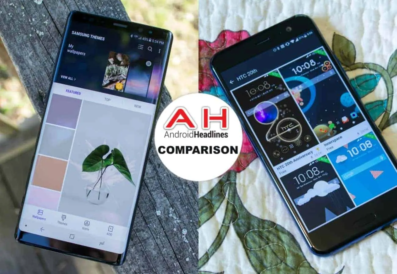 Featured image for Phone Comparisons: Samsung Galaxy Note 8 vs HTC U11