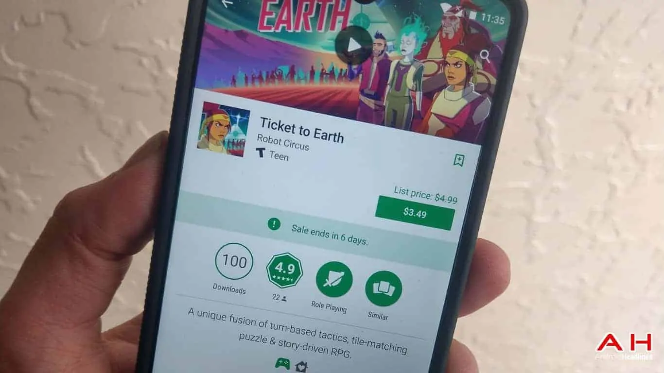 Featured image for Ticket To Earth Tactical Puzzle RPG Hits Google Play Store