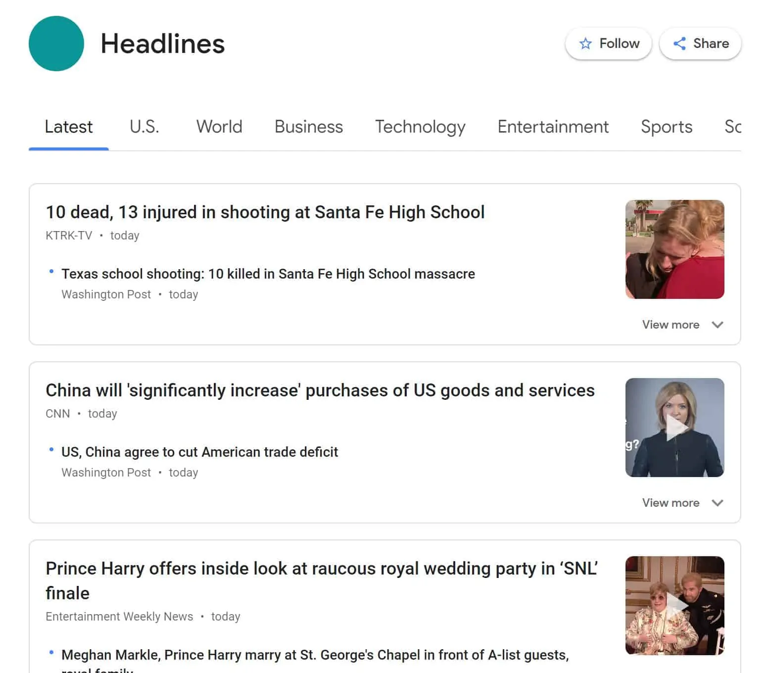 Google News Redesign AH Screenshot 1