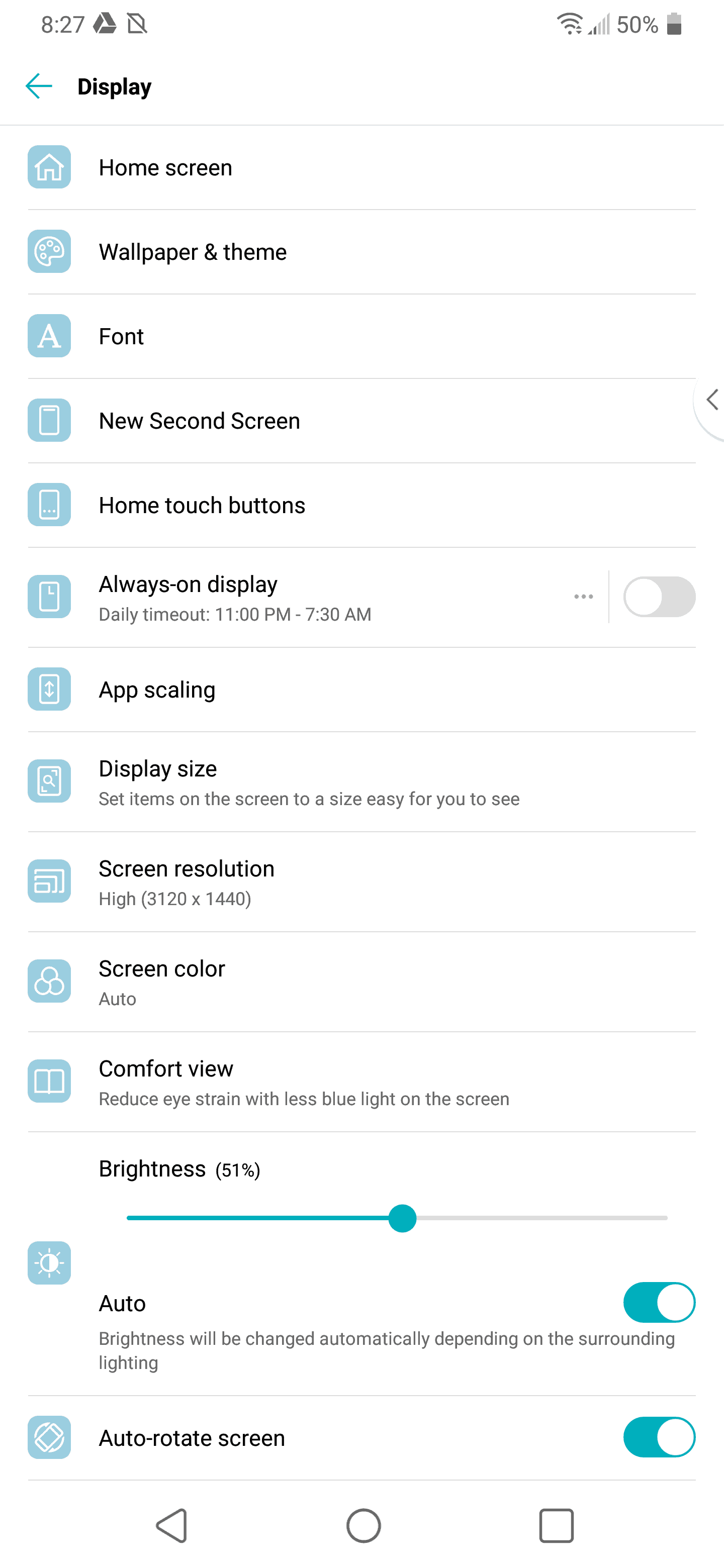 LG G7 ThinQ AH NS Scresnshots display 1