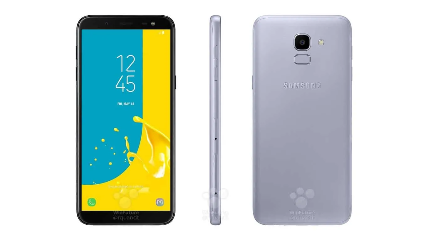 Featured image for Samsung Galaxy J6 High-Res Press Renders & Specs Leak