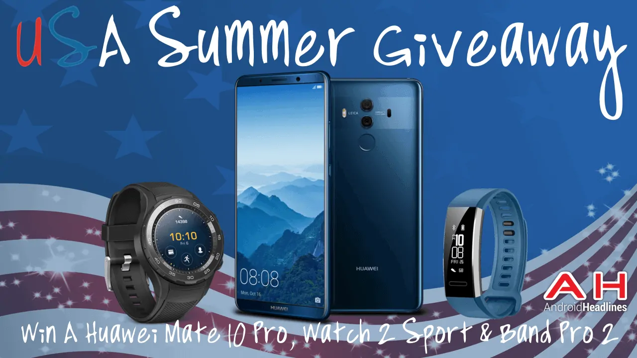 Featured image for Update Winner Announced: A Huawei Mate 10 Pro, Watch 2 Sport & Band 2 Pro With Huawei & AndroidHeadlines