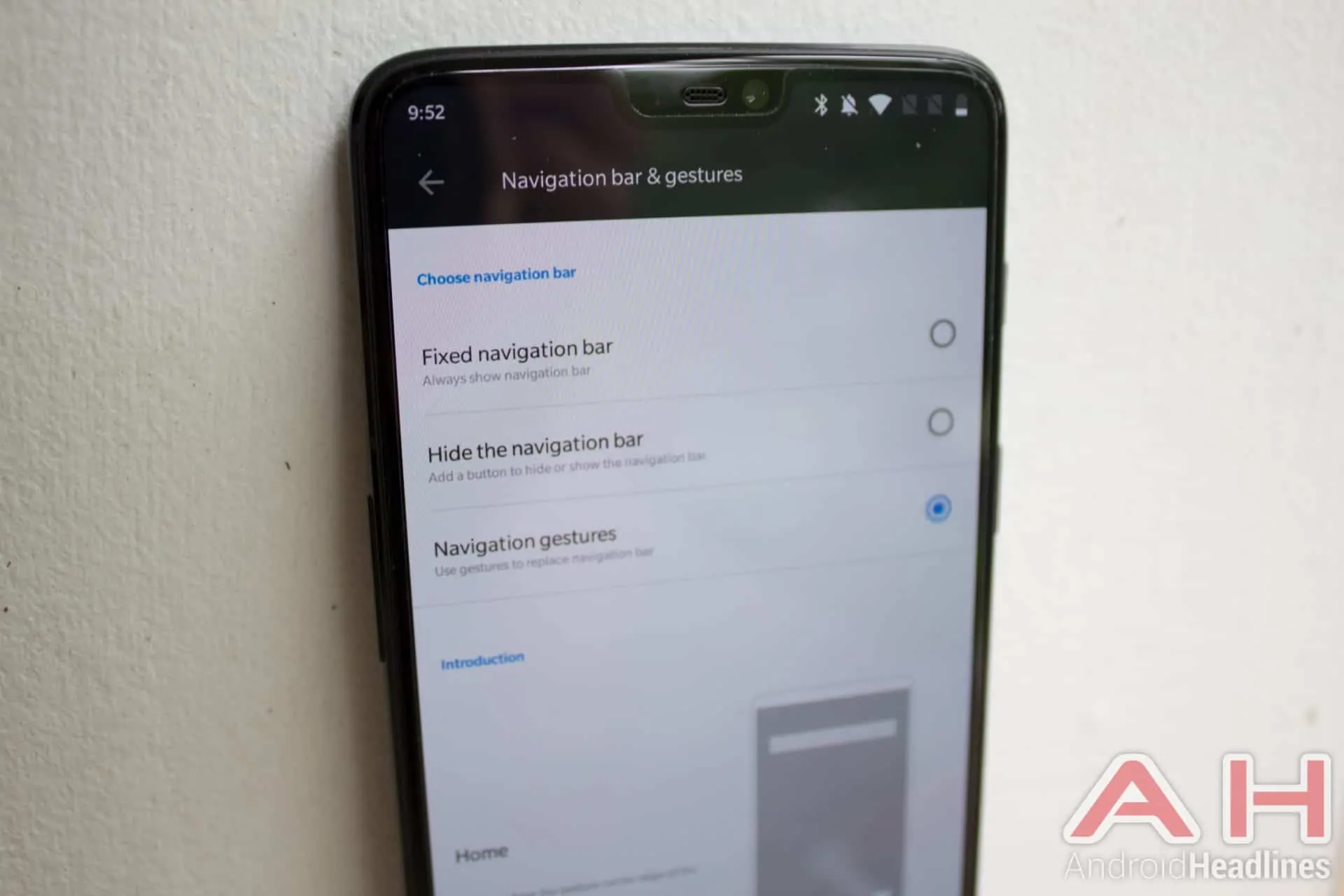 OnePlus 6 AH NS 22 gestures