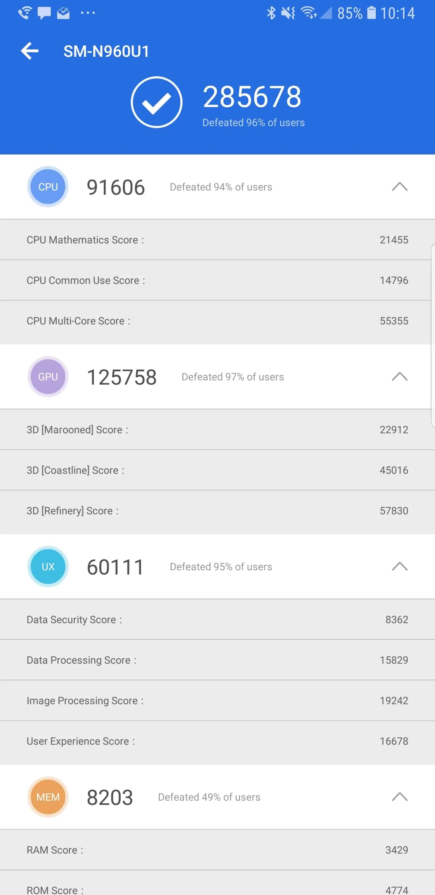 Samsung Galaxy Note 9 AH NS benchmarks 01