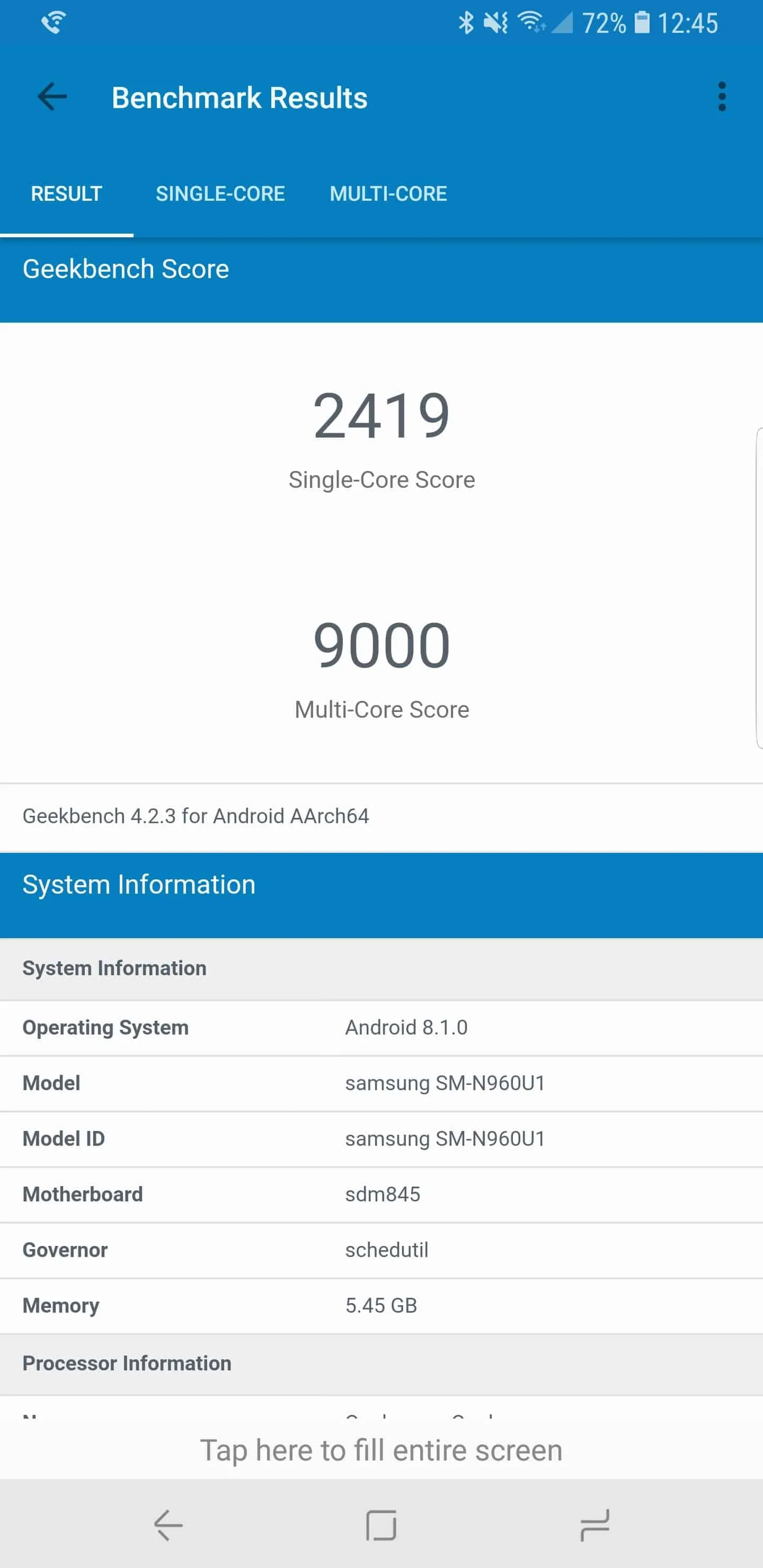 Samsung Galaxy Note 9 AH NS benchmarks 02