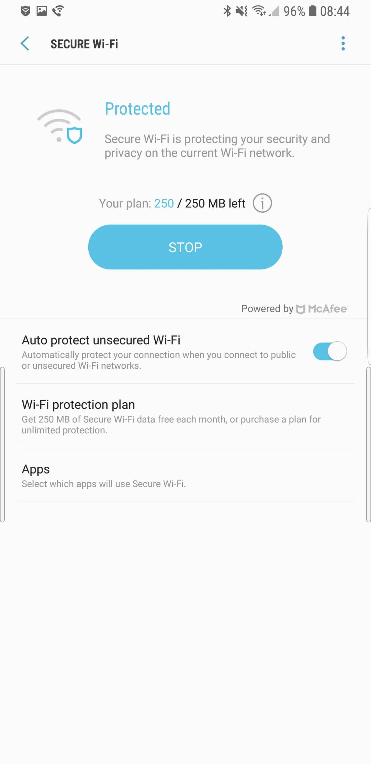 Samsung Galaxy Note 9 AH NS wifi secure