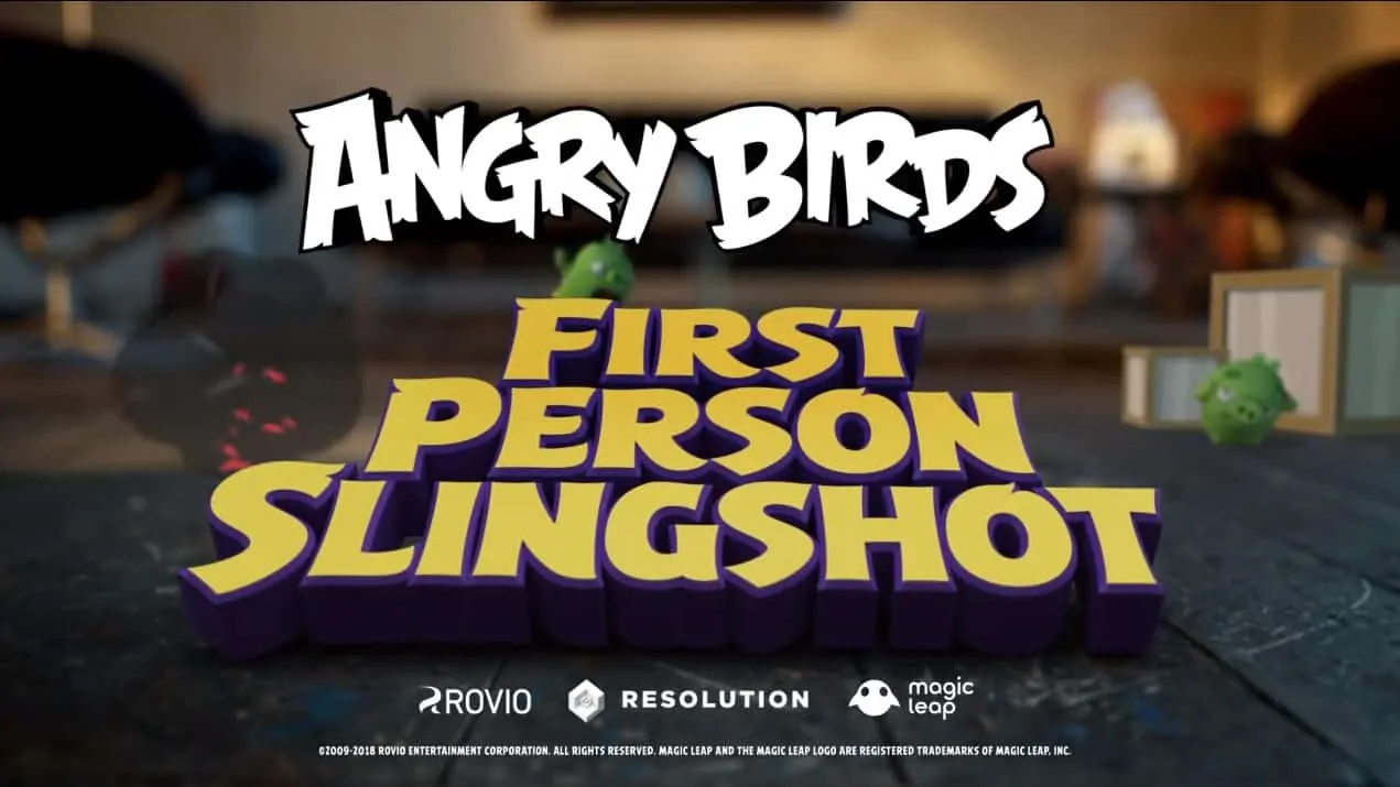 Featured image for Angry Birds: First Person Slingshot Coming To Magic Leap