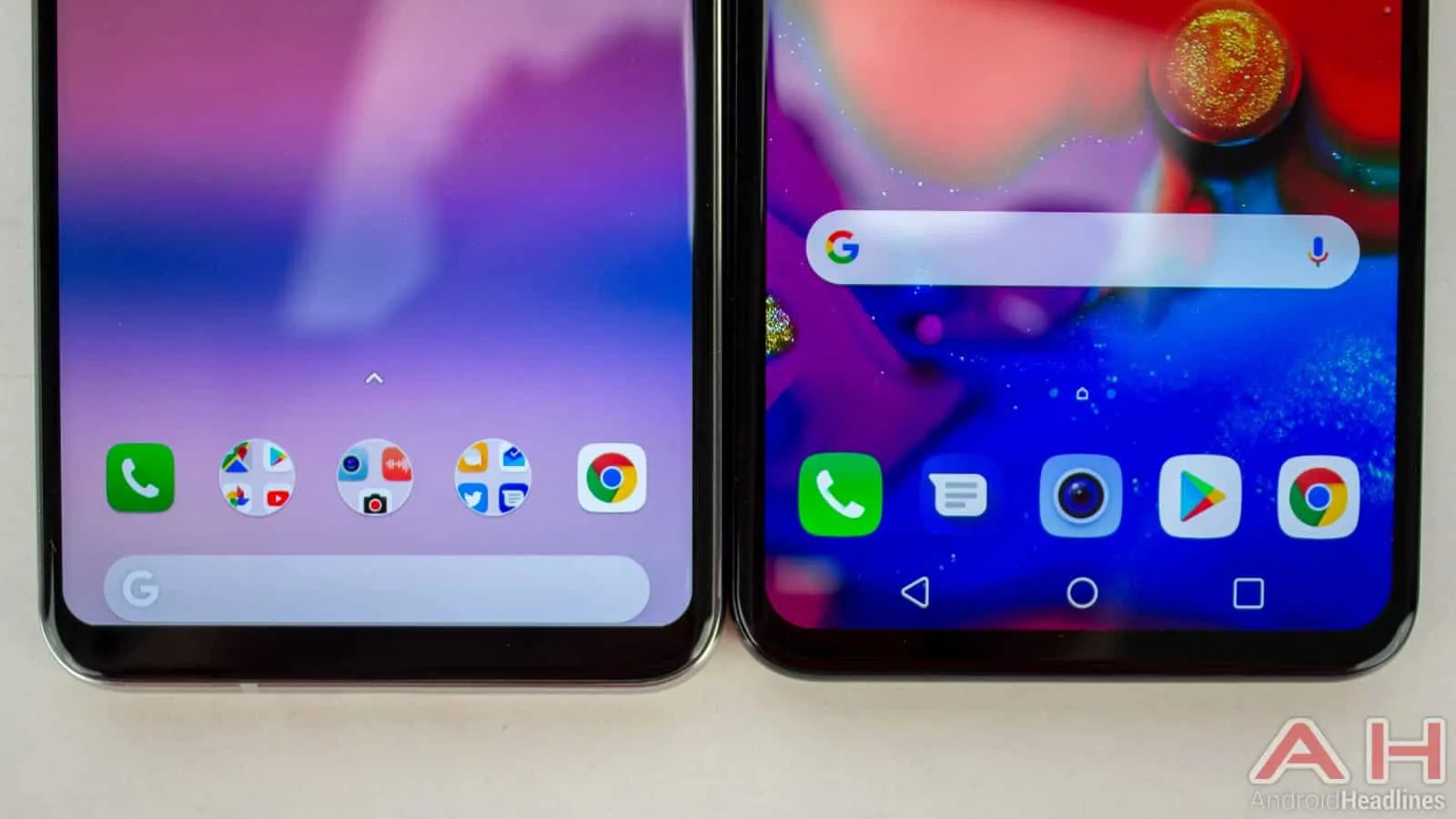 LG V40 ThinQ AH NS V30 Compare 06