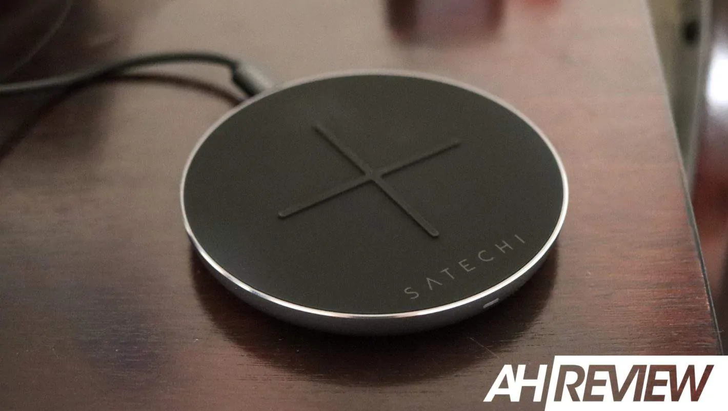 Featured image for Satechi Wireless Charger V2 Review – A Fast Wireless Charging Pad With Style