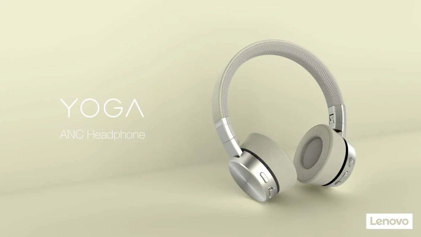 Featured image for Lenovo Adds New ANC Headphones To Its Popular Yoga Line – MWC 2019