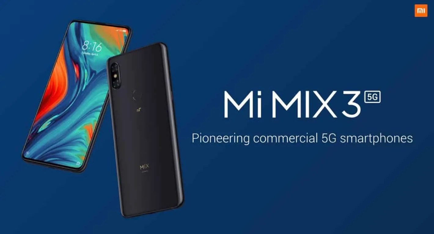 Featured image for Surprise Mi MIX 3 Revision Makes History As Xiaomi's First 5G Android Phablet – MWC 2019
