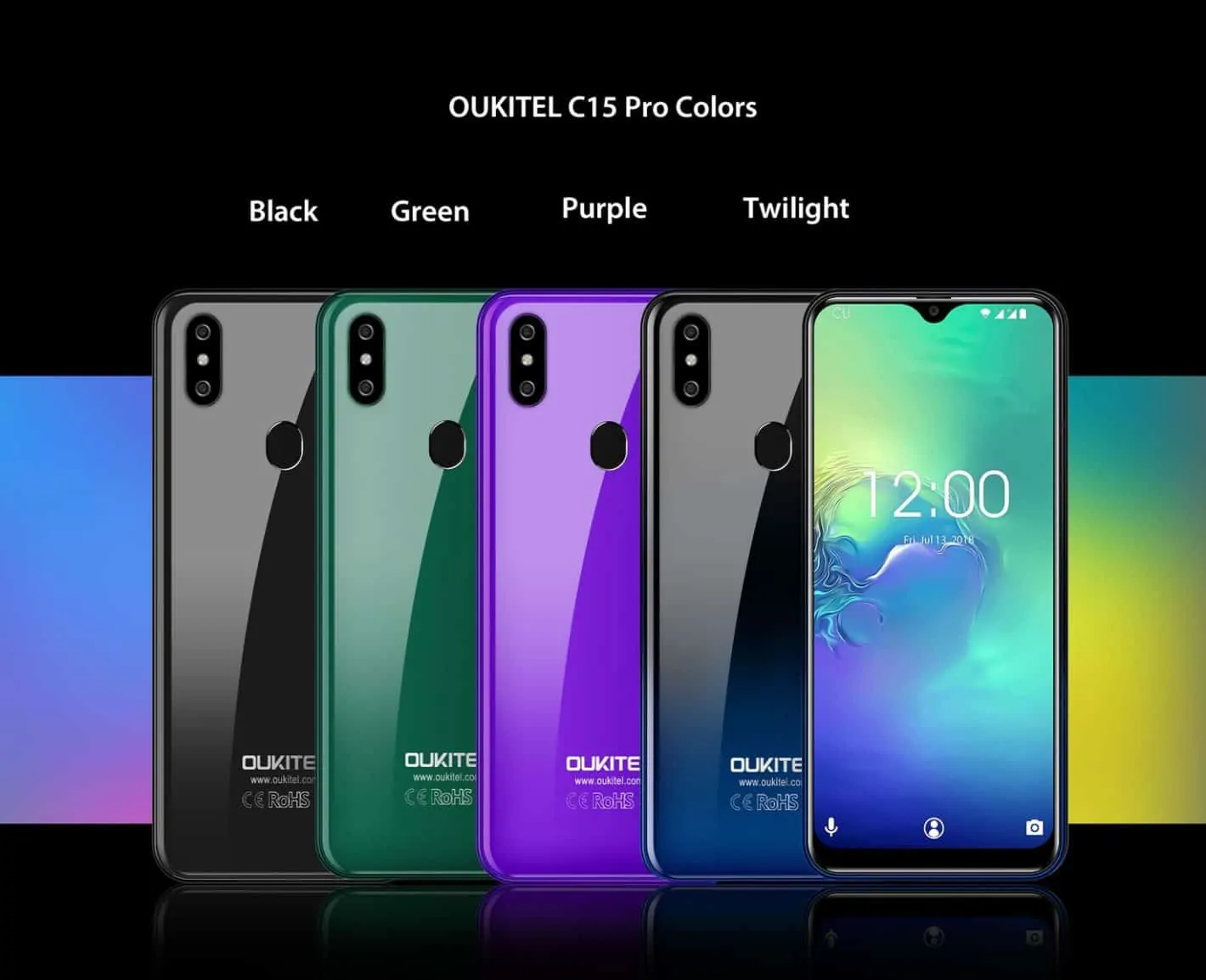 Featured image for OUKITEL Reveals C15 Pro's Full Spec Sheet, Android 9 Pie In Tow