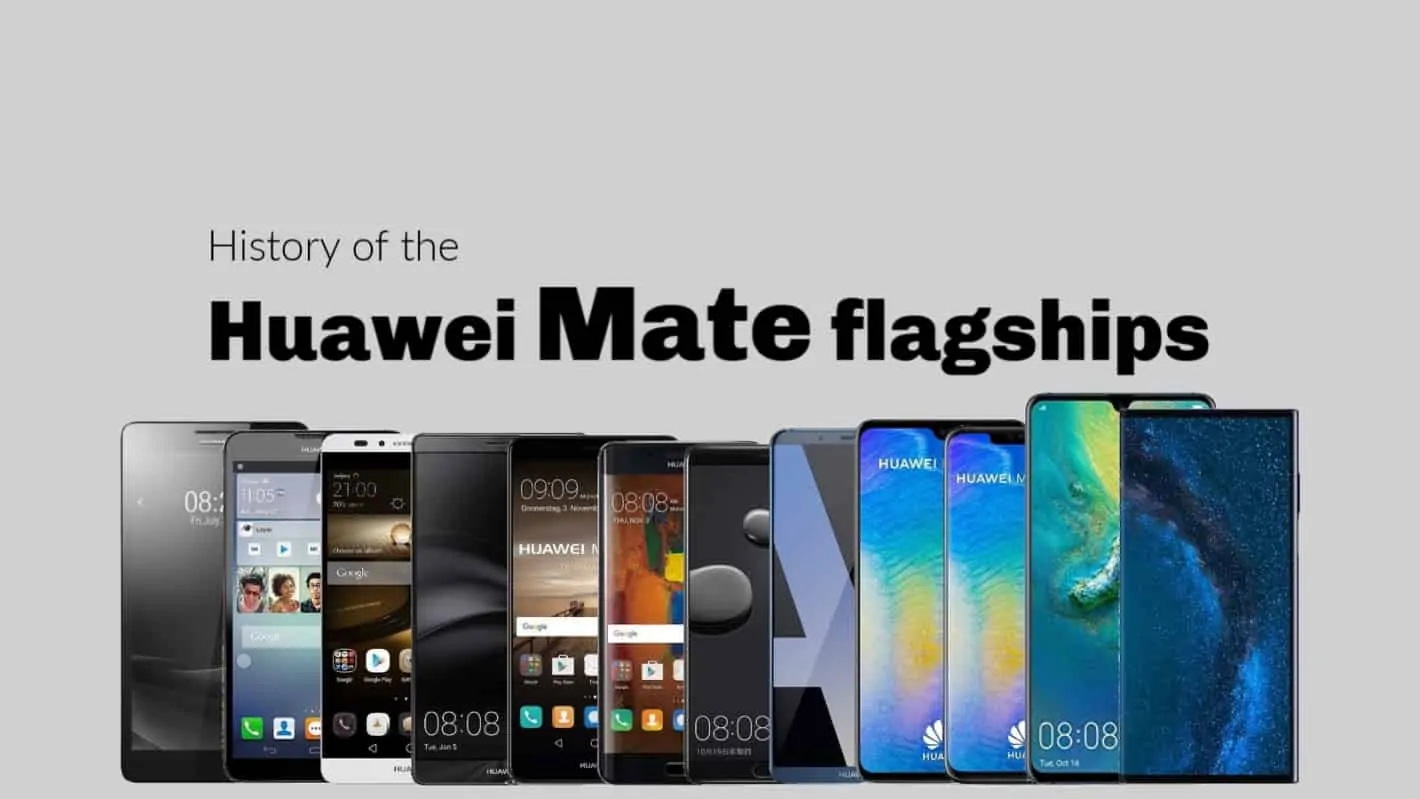 Featured image for History Of The Huawei Mate Flagships