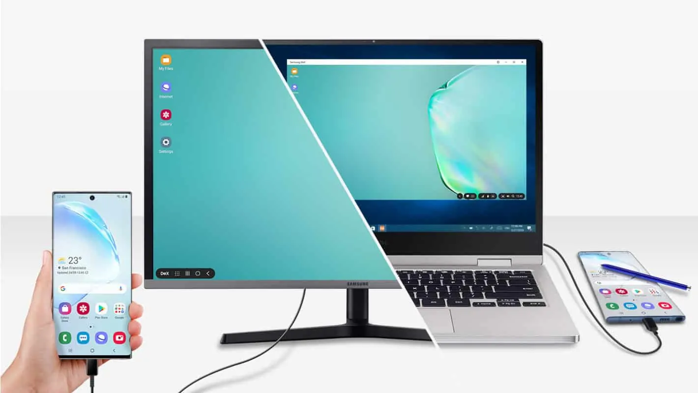 Featured image for Samsung DeX With Galaxy Note 10 Expands Usability, Now For Laptop Users